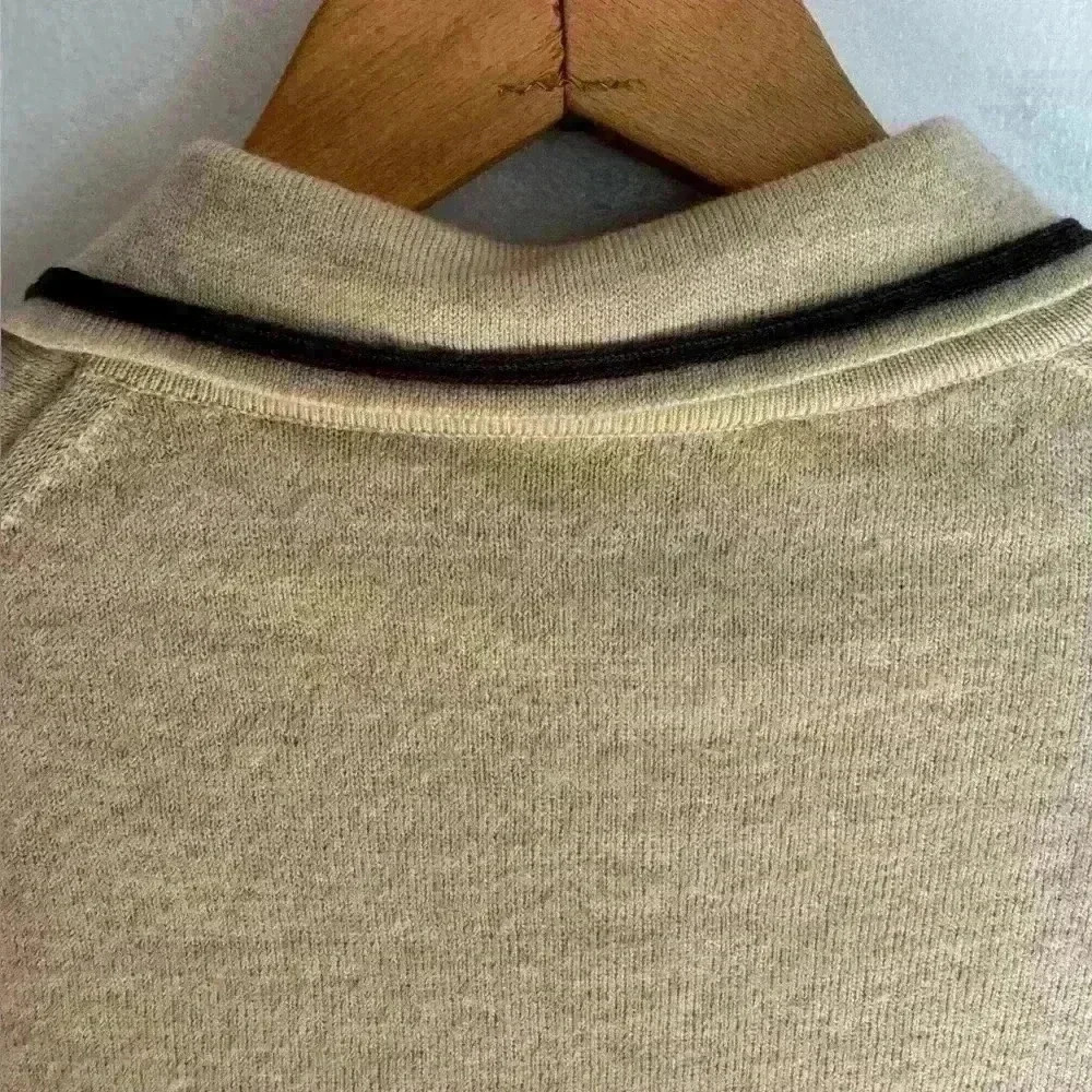 Vintage 1970’s Rare Jean Desses Sweater made in Paris France Brown Wool Cardigan - Picture 10 of 16